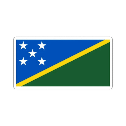 Flag of Solomon Islands STICKER Vinyl Die-Cut Decal - The Sticker Space