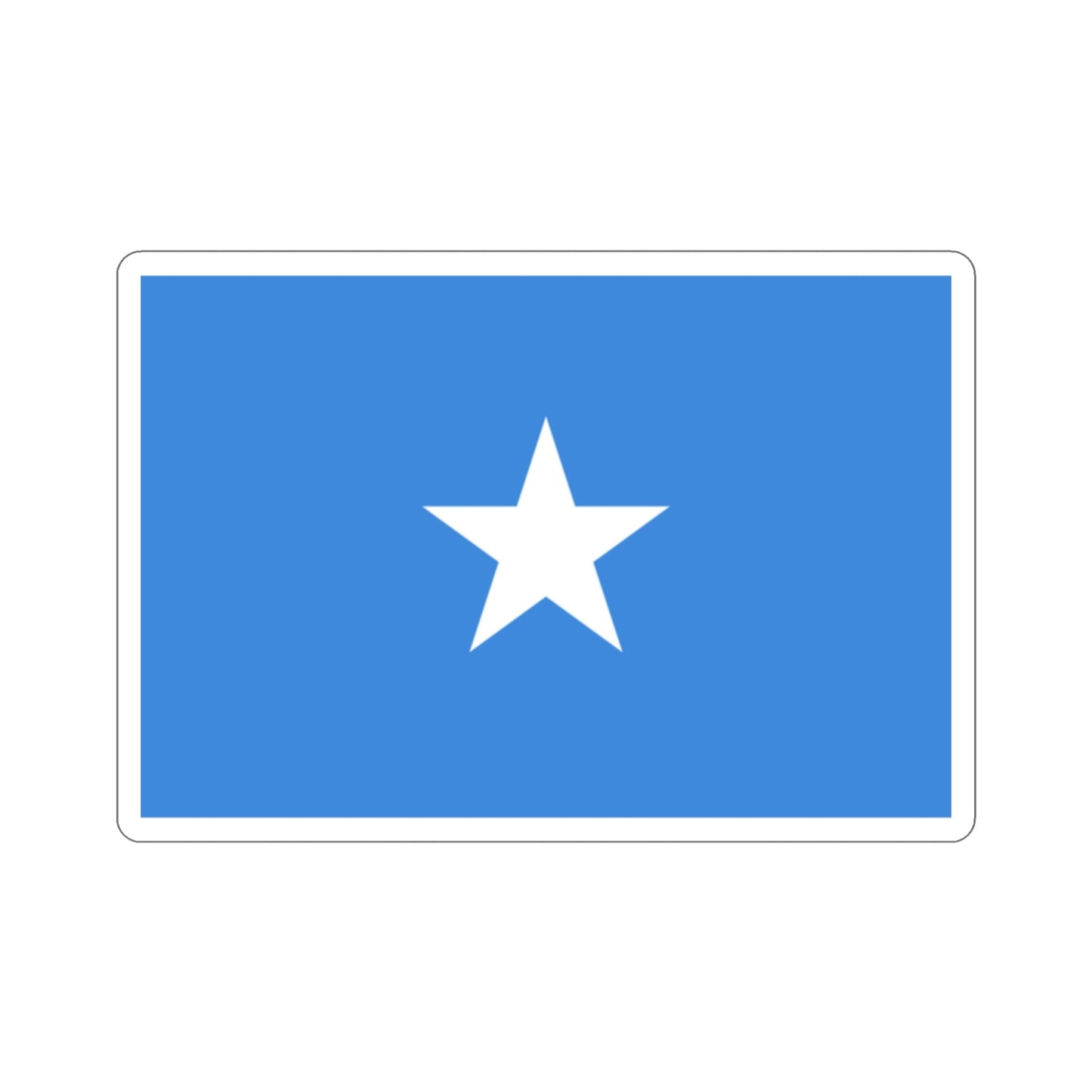 Flag of Somalia STICKER Vinyl Die-Cut Decal-2 Inch-The Sticker Space