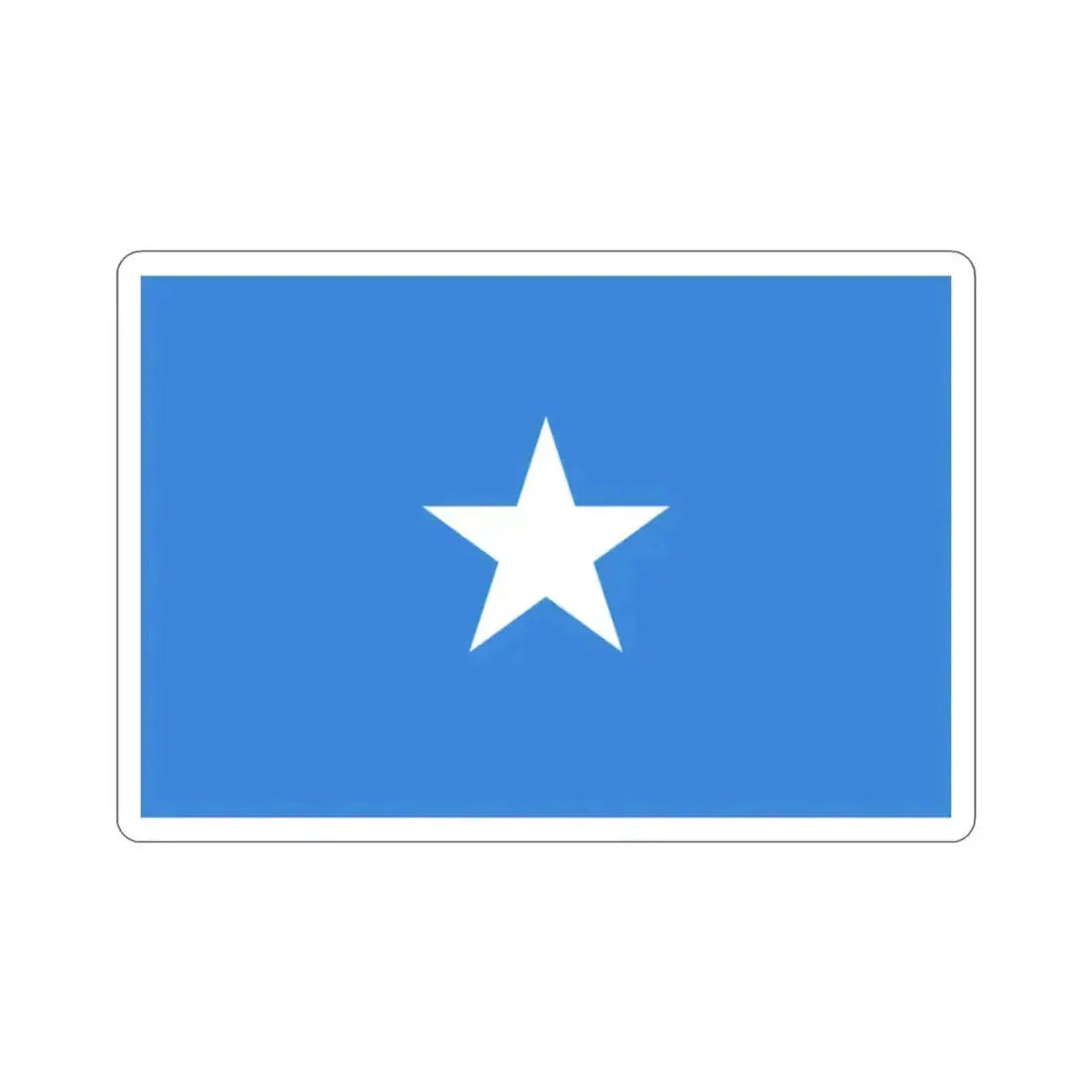 Flag of Somalia STICKER Vinyl Die-Cut Decal 2 Inch - The Sticker Space