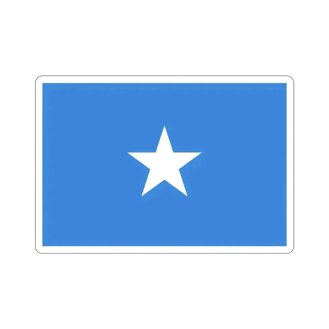 Flag of Somalia STICKER Vinyl Die-Cut Decal 3 Inch - The Sticker Space