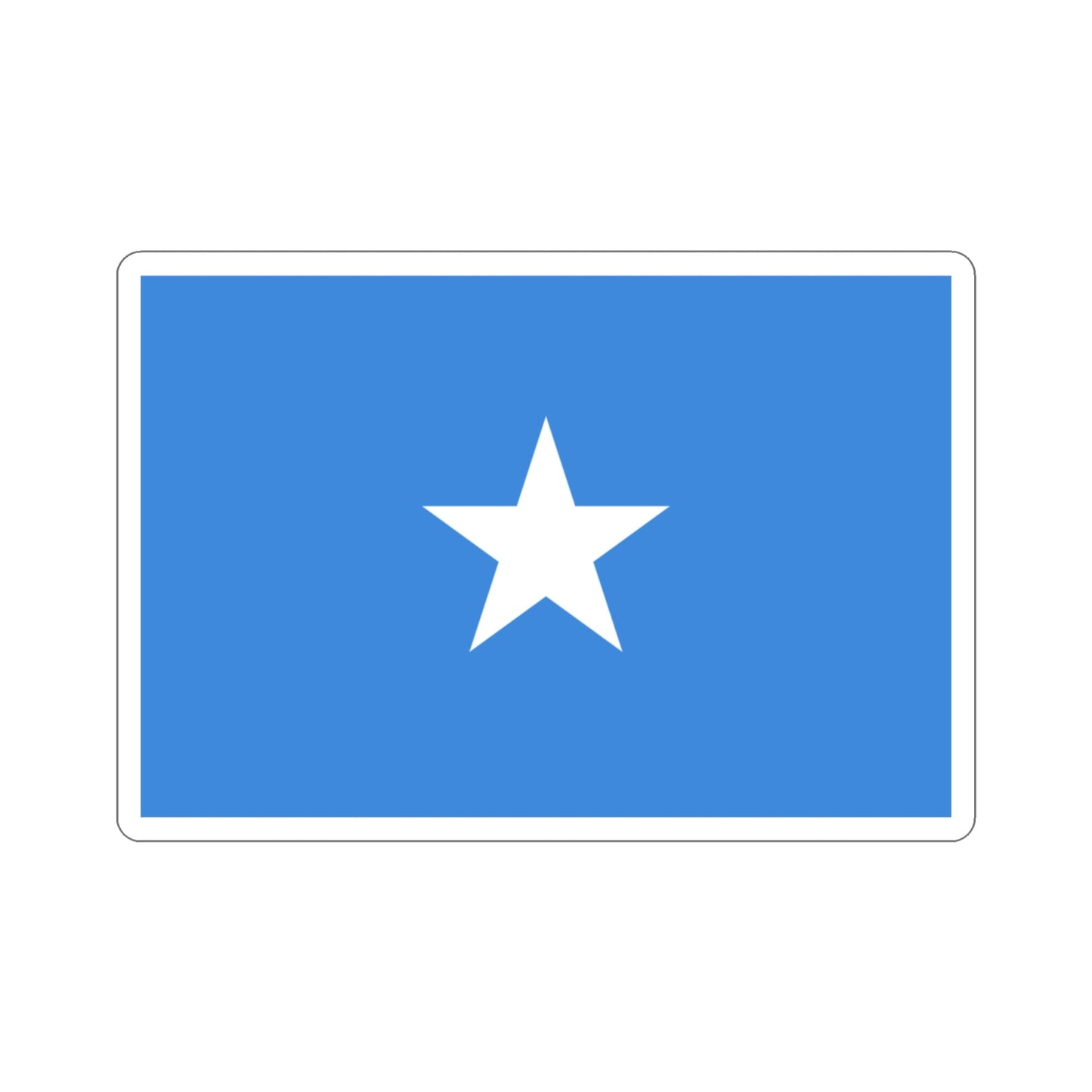 Flag of Somalia STICKER Vinyl Die-Cut Decal-3 Inch-The Sticker Space