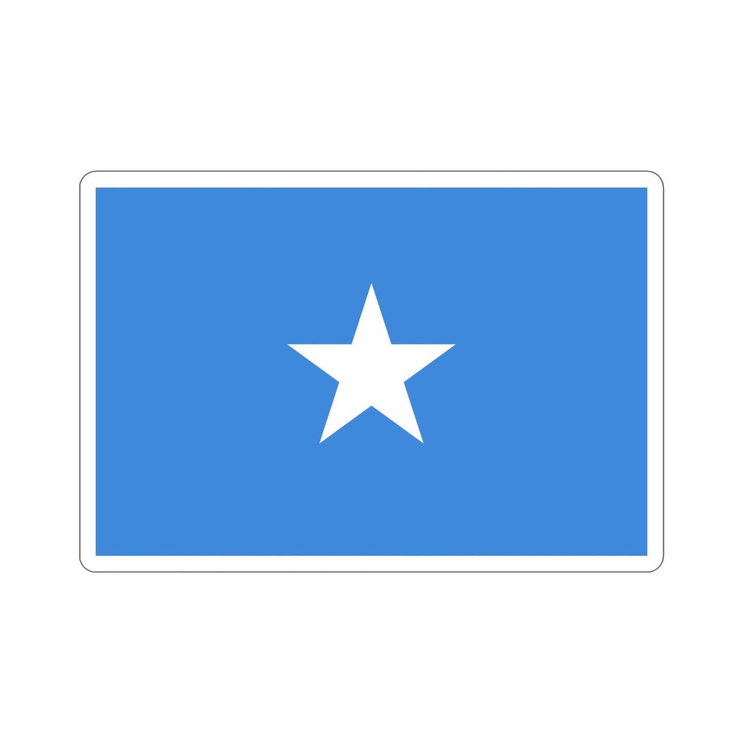 Flag of Somalia STICKER Vinyl Die-Cut Decal-5 Inch-The Sticker Space