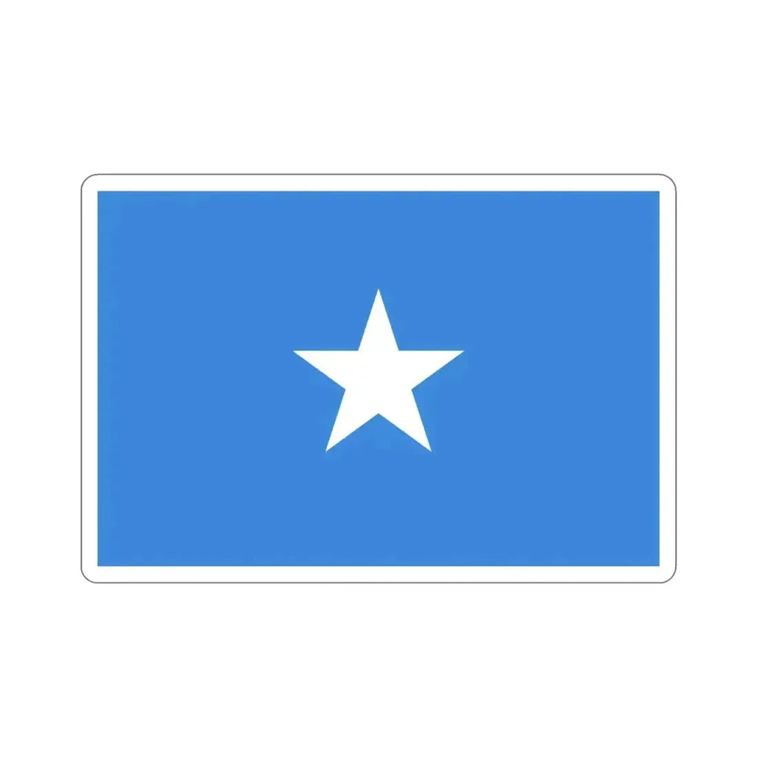 Flag of Somalia STICKER Vinyl Die-Cut Decal 5 Inch - The Sticker Space
