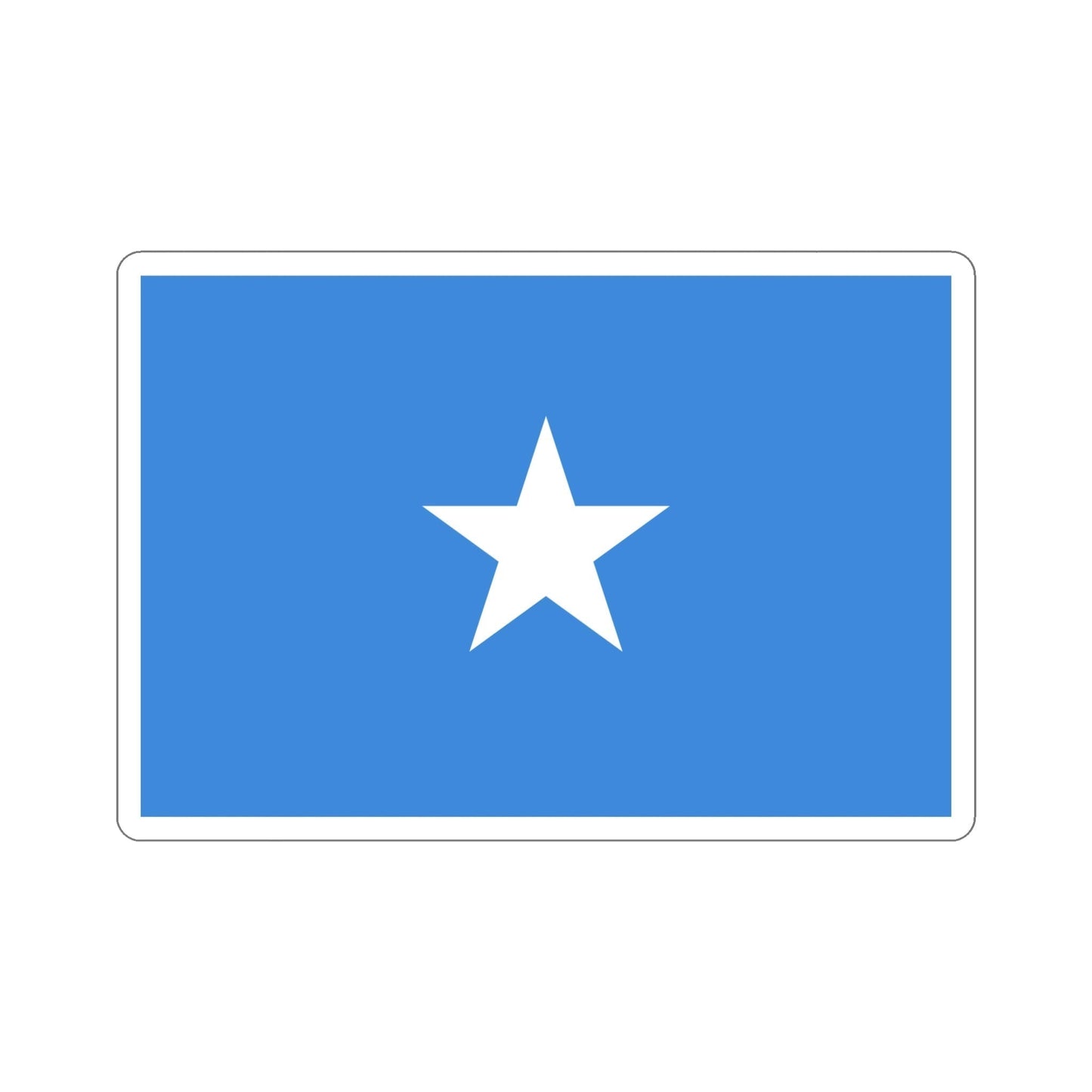 Flag of Somalia STICKER Vinyl Die-Cut Decal-6 Inch-The Sticker Space