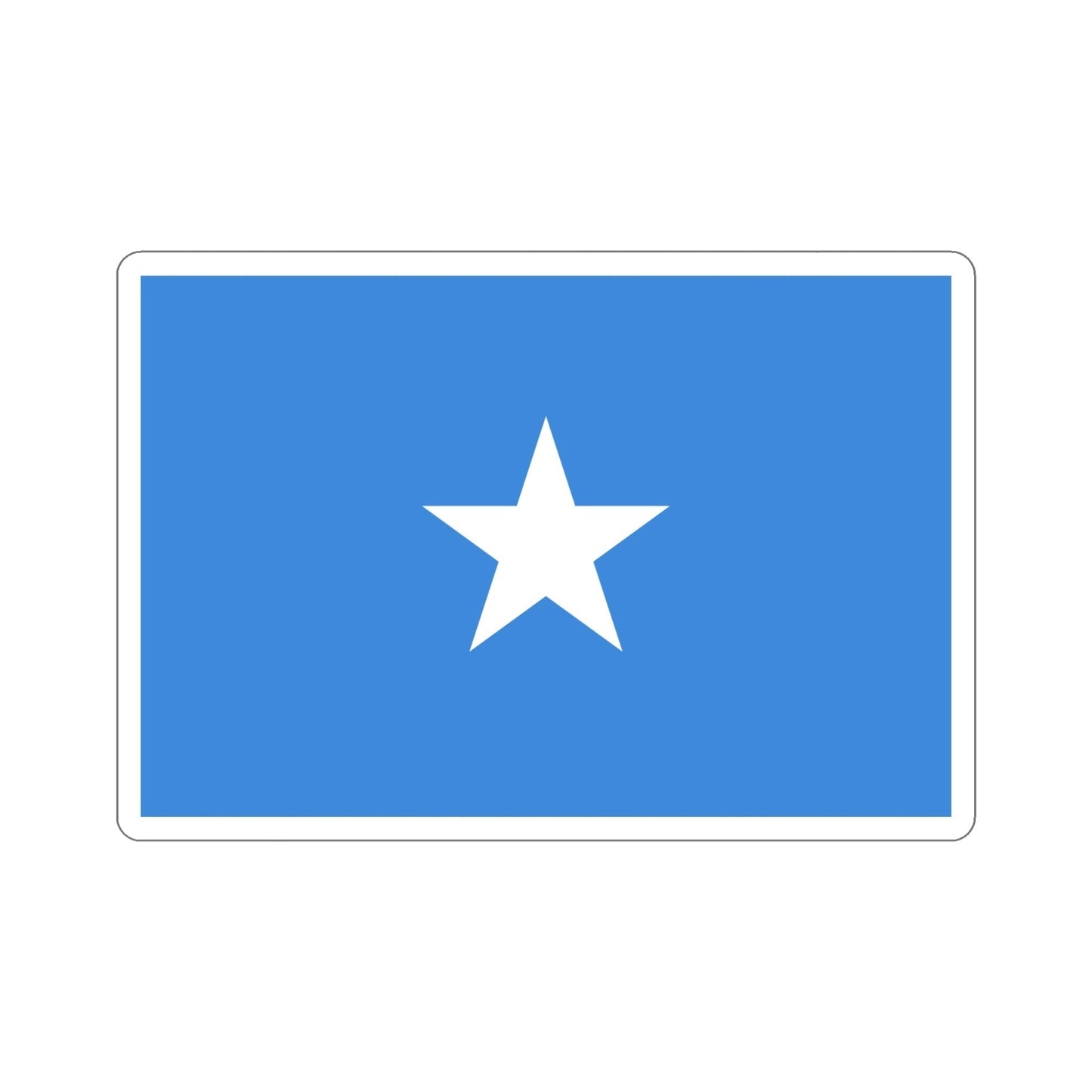 Flag of Somalia STICKER Vinyl Die-Cut Decal-6 Inch-The Sticker Space