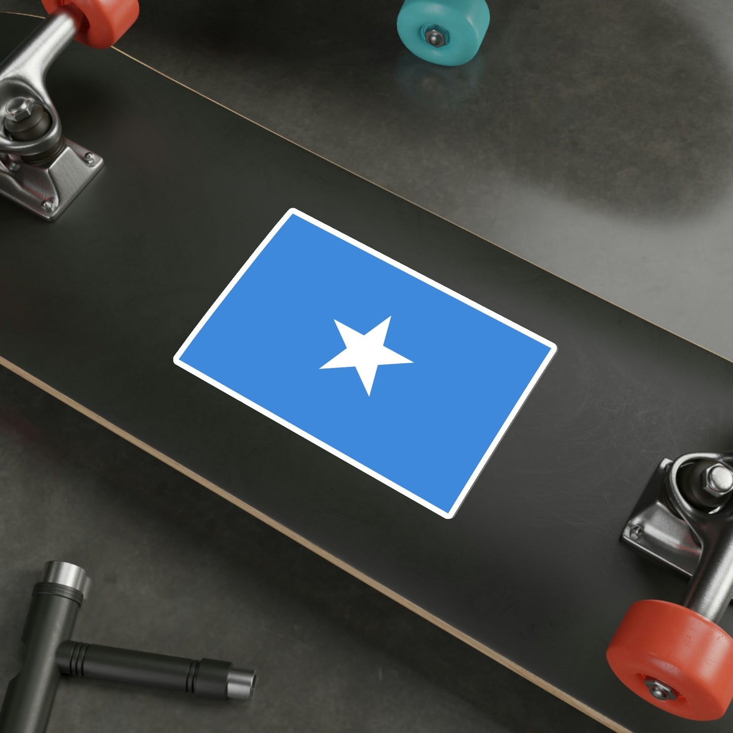 Flag of Somalia STICKER Vinyl Die-Cut Decal-The Sticker Space