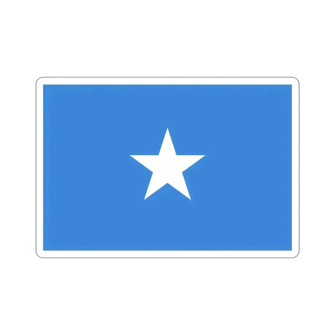 Flag of Somalia STICKER Vinyl Die-Cut Decal - The Sticker Space