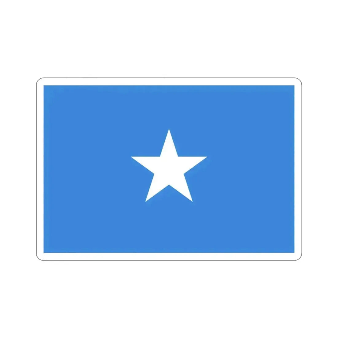 Flag of Somalia STICKER Vinyl Die-Cut Decal - The Sticker Space