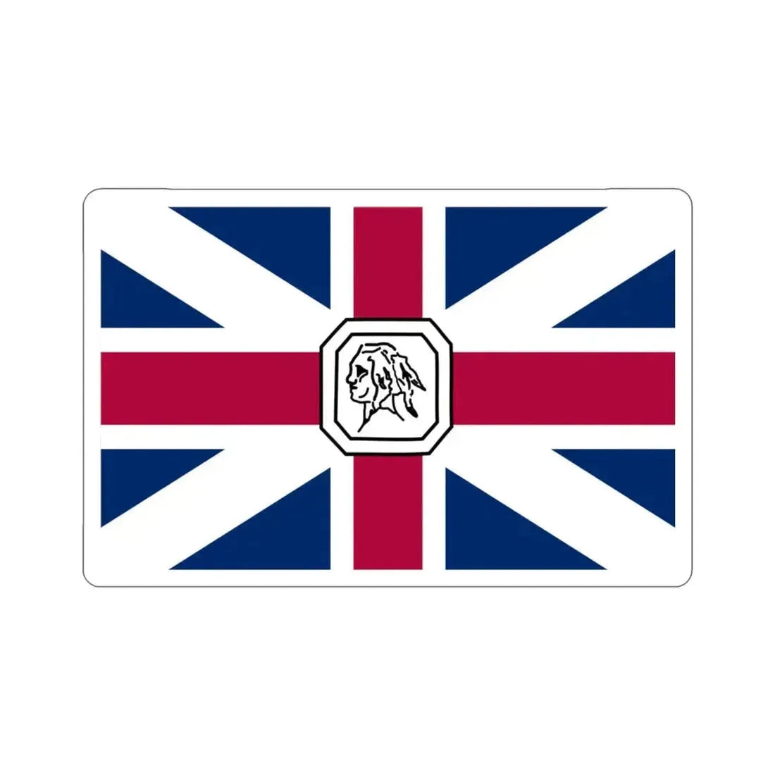 Flag of Somerset County Maryland STICKER Vinyl Die-Cut Decal - The Sticker Space