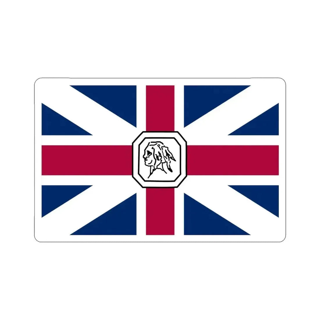 Flag of Somerset County Maryland STICKER Vinyl Die-Cut Decal - The Sticker Space