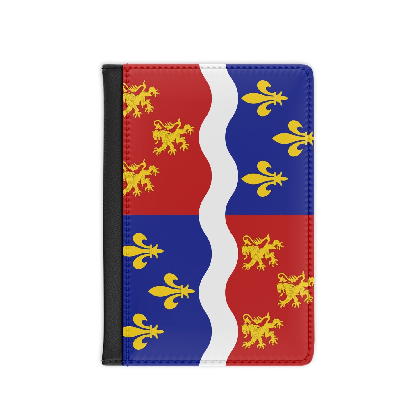 Flag of Somme France 2 - Passport Holder