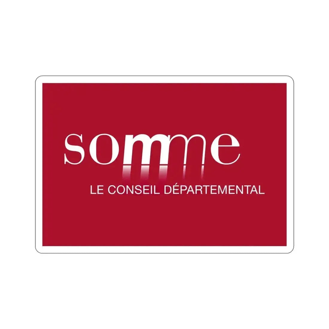 Flag of Somme France STICKER Vinyl Die-Cut Decal 5 Inch - The Sticker Space