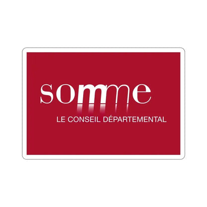 Flag of Somme France STICKER Vinyl Die-Cut Decal 5 Inch - The Sticker Space