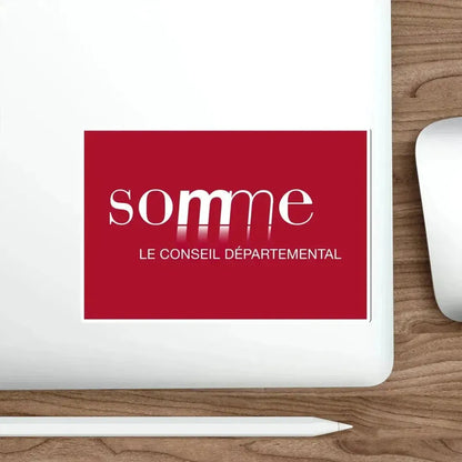 Flag of Somme France STICKER Vinyl Die-Cut Decal - The Sticker Space