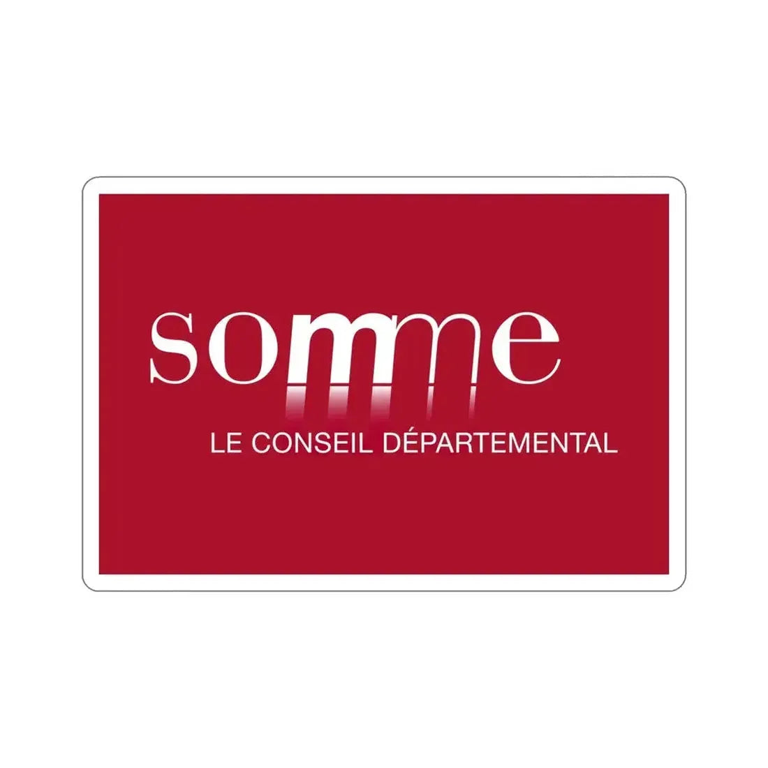 Flag of Somme France STICKER Vinyl Die-Cut Decal - The Sticker Space