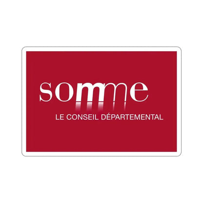 Flag of Somme France STICKER Vinyl Die-Cut Decal - The Sticker Space