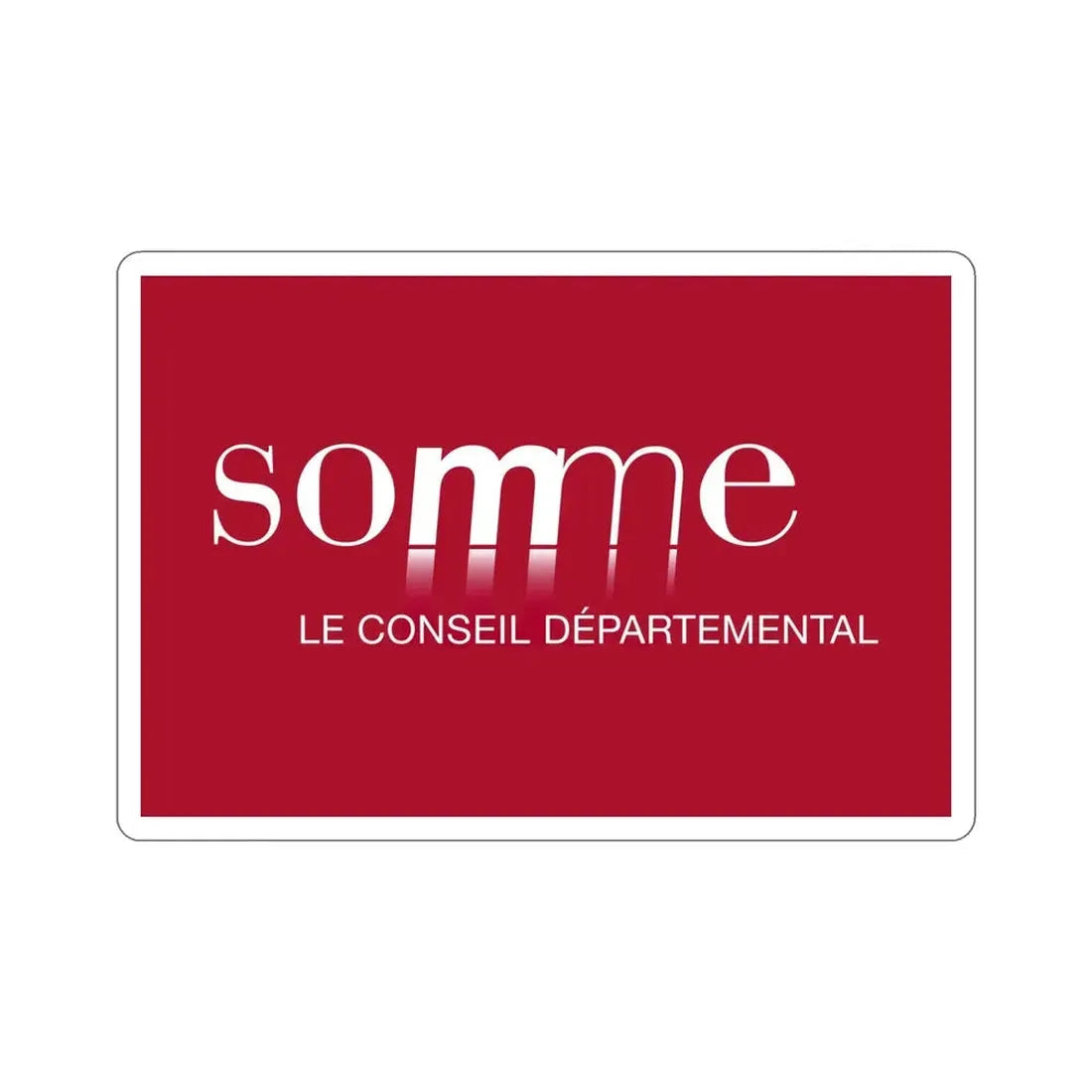 Flag of Somme France STICKER Vinyl Die-Cut Decal - The Sticker Space