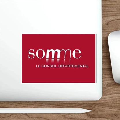 Flag of Somme France STICKER Vinyl Die-Cut Decal - The Sticker Space