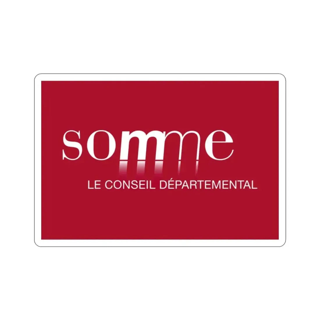 Flag of Somme France STICKER Vinyl Die-Cut Decal - The Sticker Space