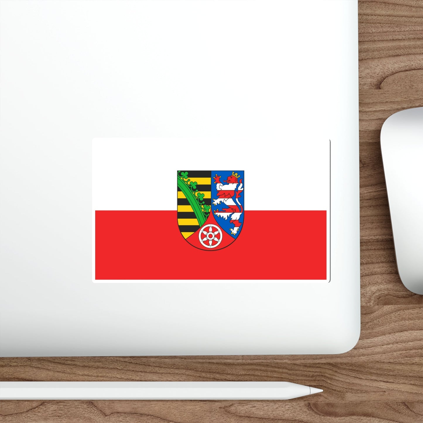 Flag of Sömmerda Germany STICKER Vinyl Die-Cut Decal-The Sticker Space