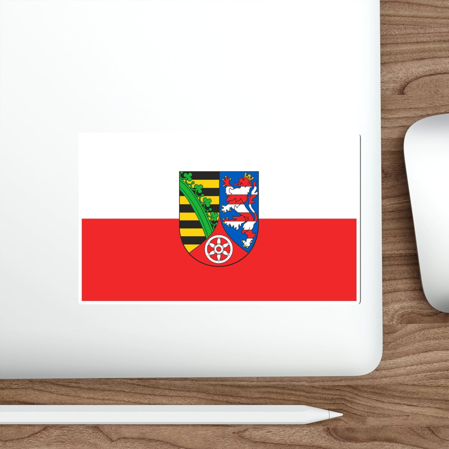 Flag of Sömmerda Germany STICKER Vinyl Die-Cut Decal-The Sticker Space