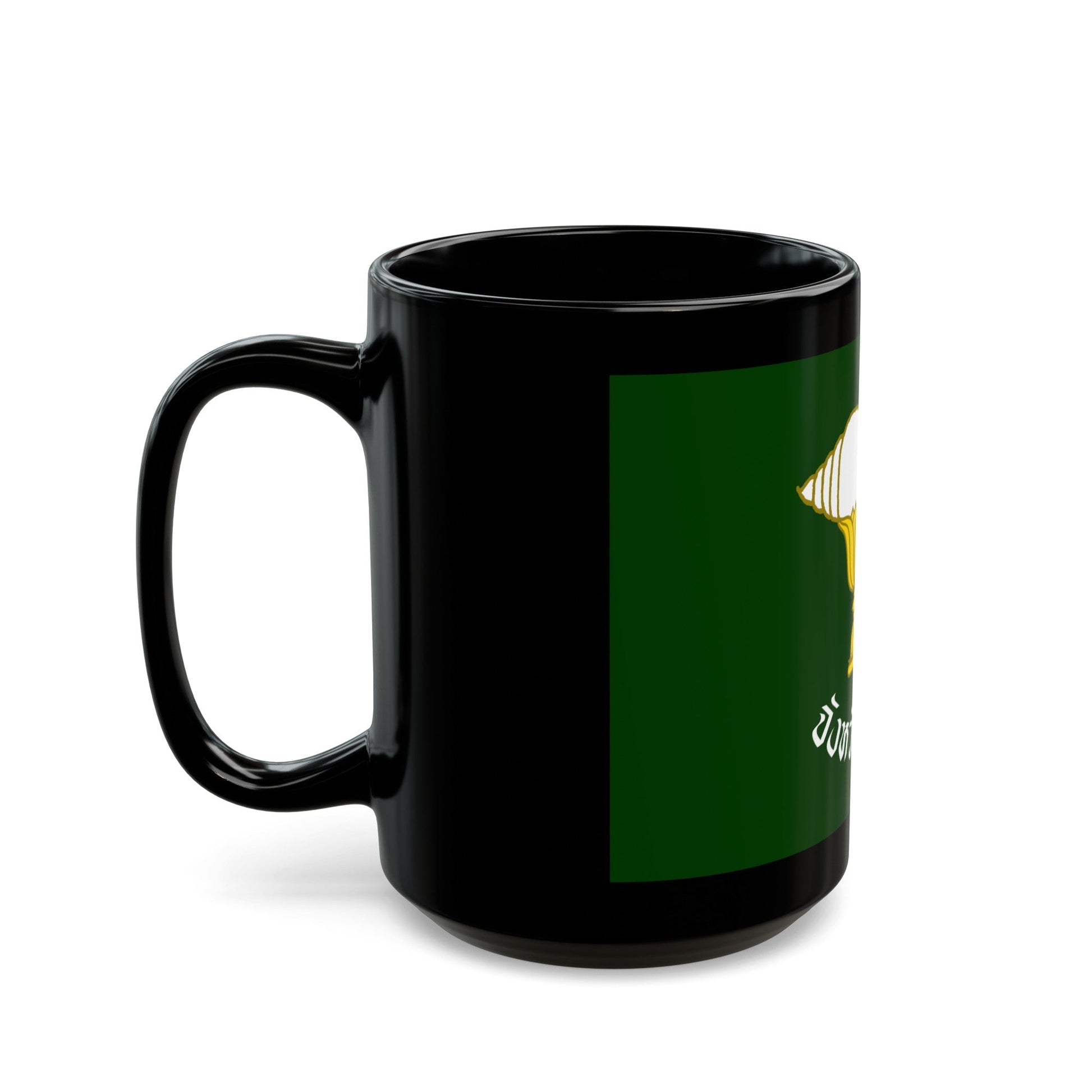 Flag of Songkhla Province Thailand - Black Coffee Mug-The Sticker Space