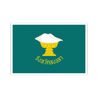 Flag of Songkhla (Thailand) STICKER Vinyl Kiss-Cut Decal 6 Inch White - The Sticker Space