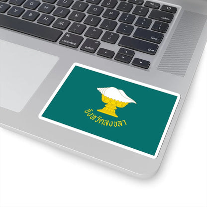 Flag of Songkhla (Thailand) STICKER Vinyl Kiss-Cut Decal - The Sticker Space