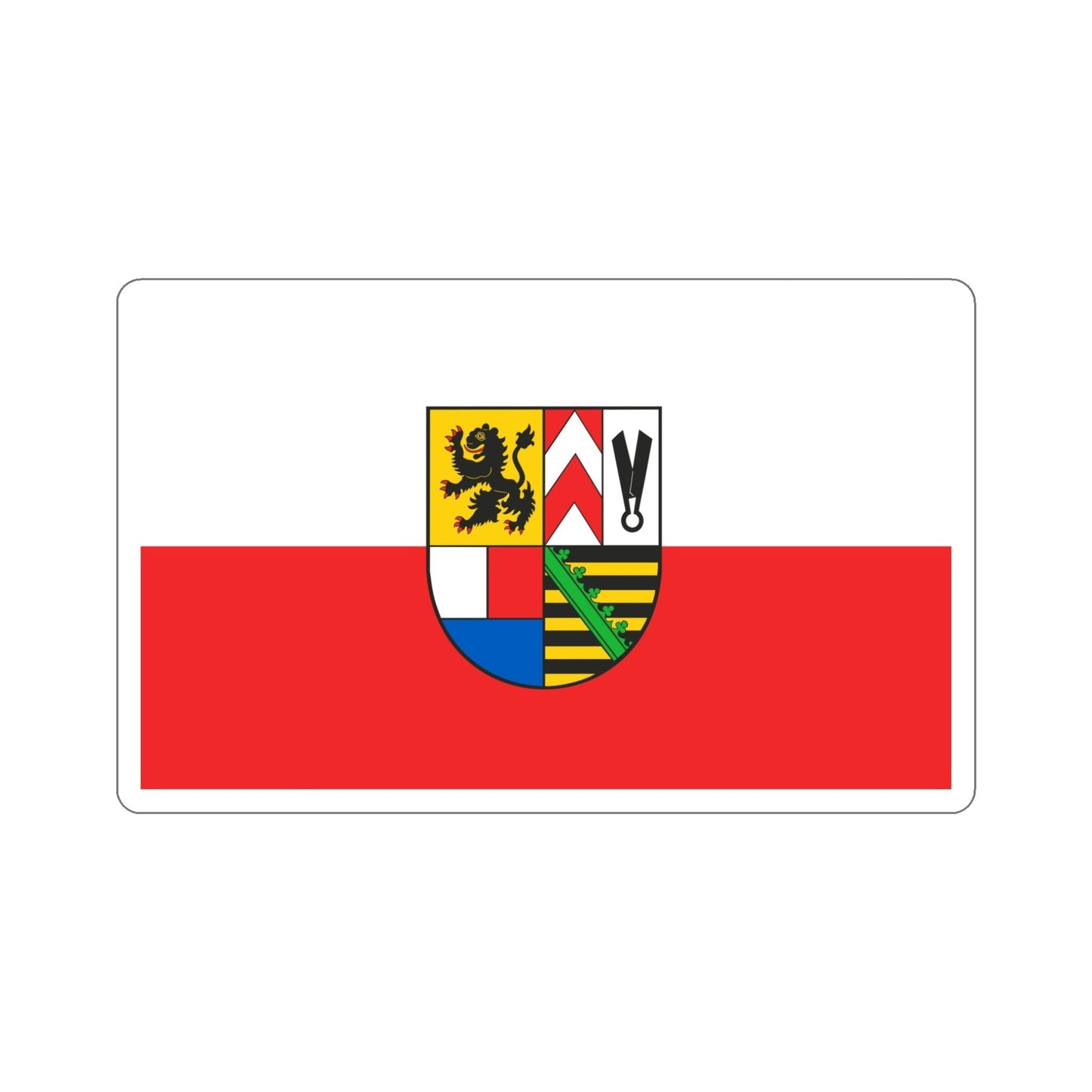 Flag of Sonneberg Germany STICKER Vinyl Die-Cut Decal-5 Inch-The Sticker Space