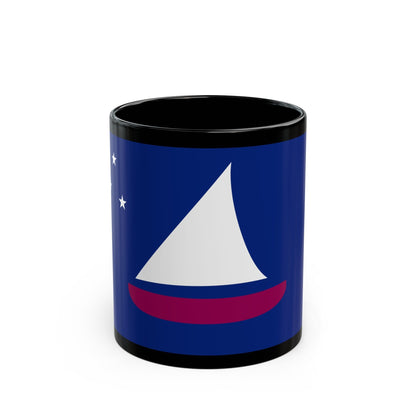 Flag of Sonsorol Palau - Black Coffee Mug-11oz-The Sticker Space