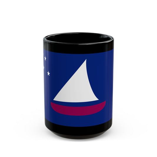 Flag of Sonsorol Palau - Black Coffee Mug-15oz-The Sticker Space