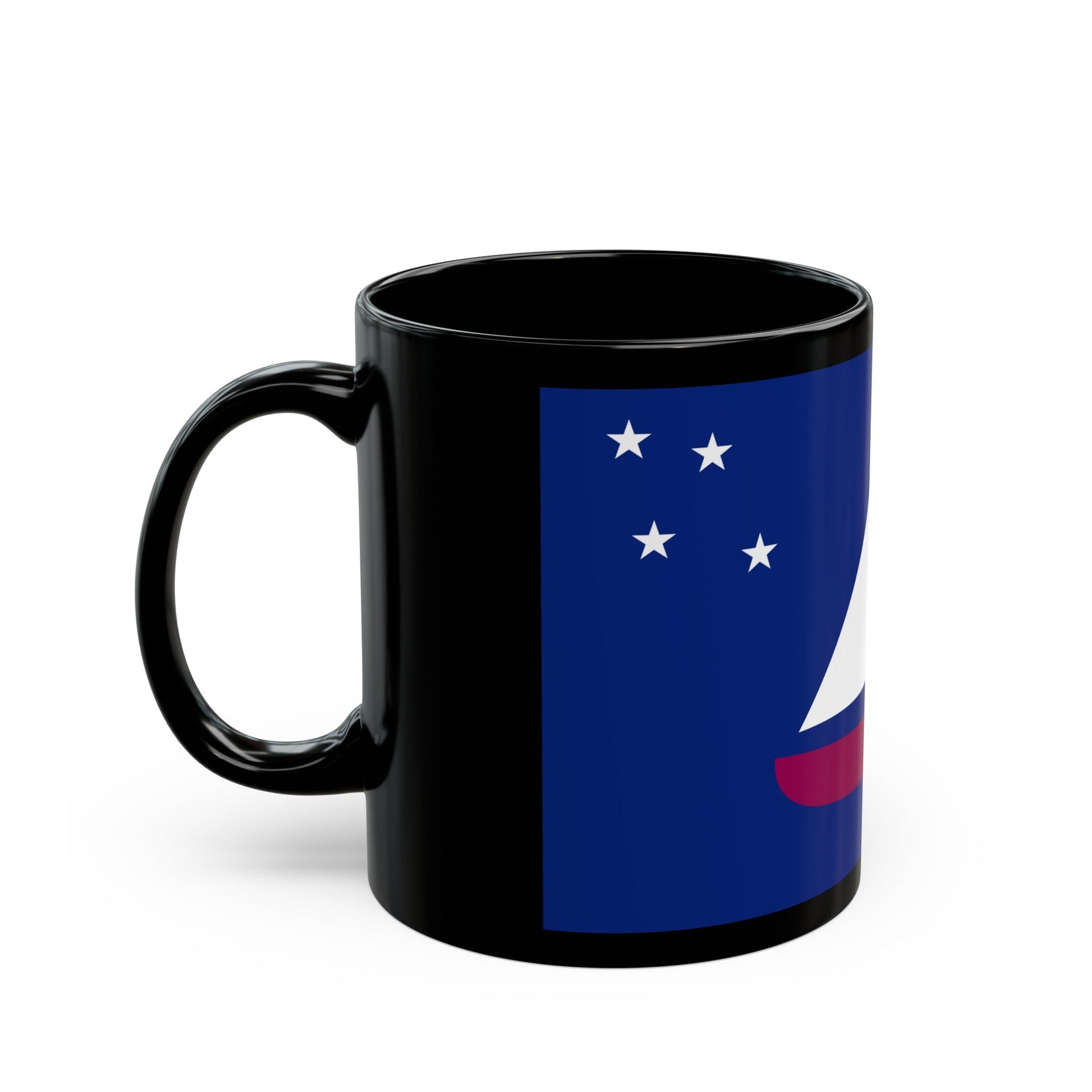 Flag of Sonsorol Palau - Black Coffee Mug-The Sticker Space