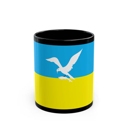 Flag of Sopot Poland - Black Coffee Mug-11oz-The Sticker Space