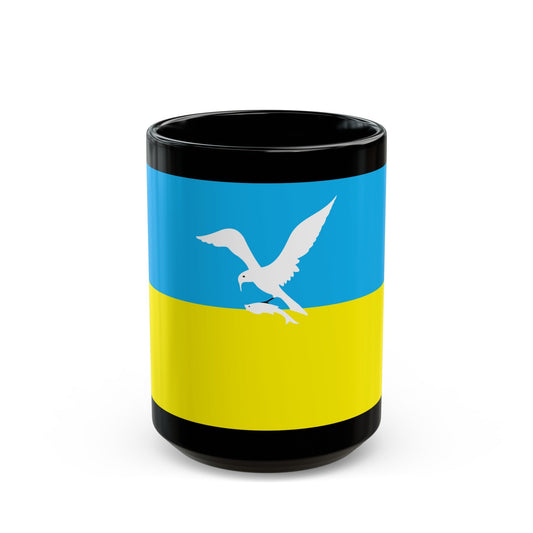 Flag of Sopot Poland - Black Coffee Mug-15oz-The Sticker Space