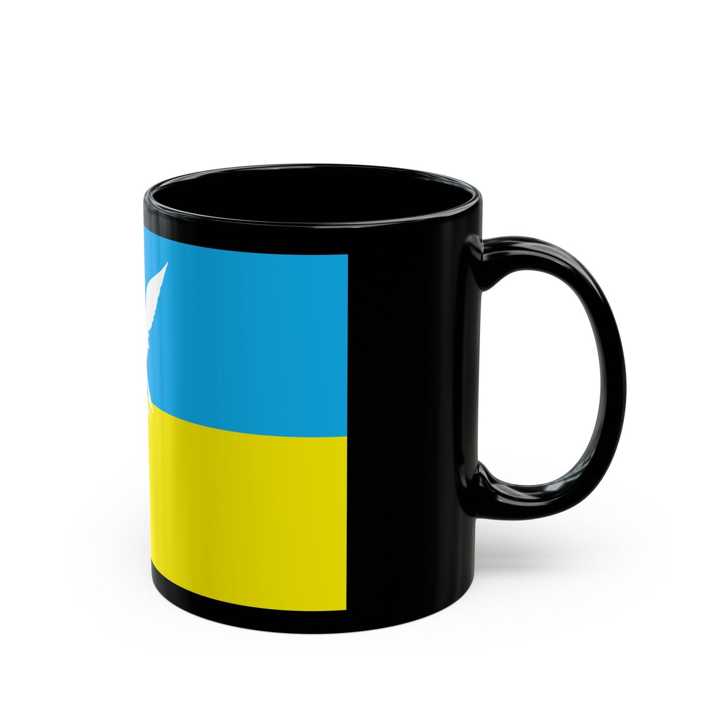 Flag of Sopot Poland - Black Coffee Mug-The Sticker Space