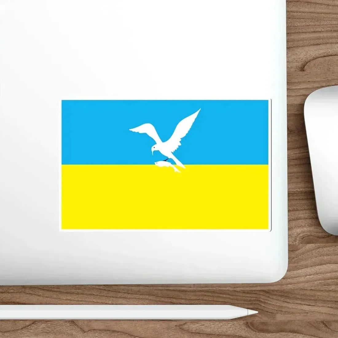 Flag of Sopot Poland STICKER Vinyl Die-Cut Decal - The Sticker Space