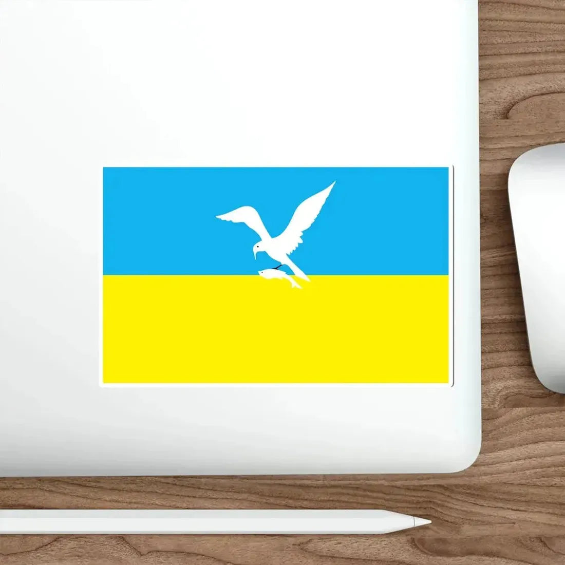 Flag of Sopot Poland STICKER Vinyl Die-Cut Decal - The Sticker Space