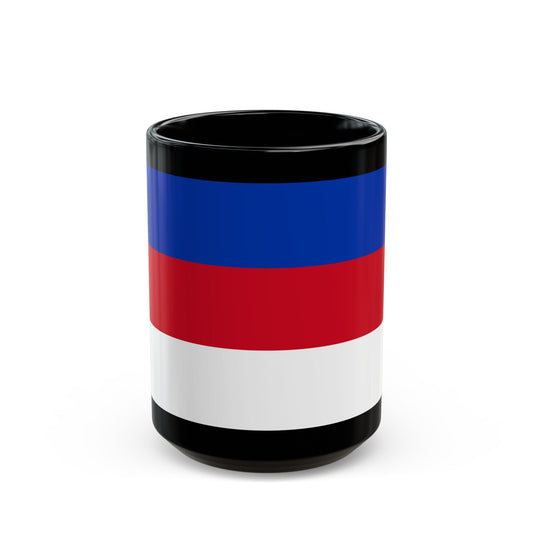 Flag of Sorbs Germany - Black Coffee Mug-15oz-The Sticker Space