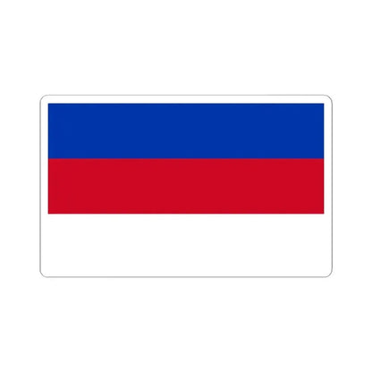 Flag of Sorbs Germany - STICKER Vinyl Kiss-Cut Decal 2 Inch White - The Sticker Space