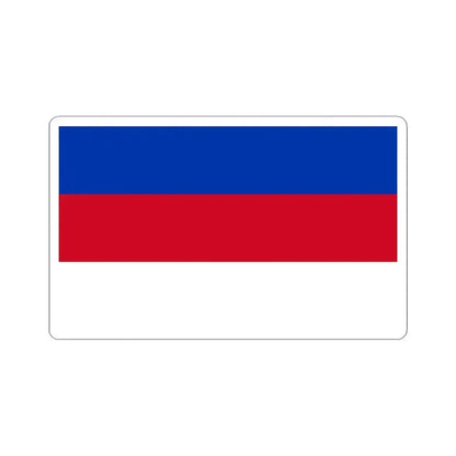 Flag of Sorbs Germany - STICKER Vinyl Kiss-Cut Decal 3 Inch White - The Sticker Space