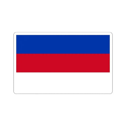 Flag of Sorbs Germany - STICKER Vinyl Kiss-Cut Decal 4 Inch White - The Sticker Space