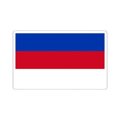Flag of Sorbs Germany - STICKER Vinyl Kiss-Cut Decal 6 Inch White - The Sticker Space