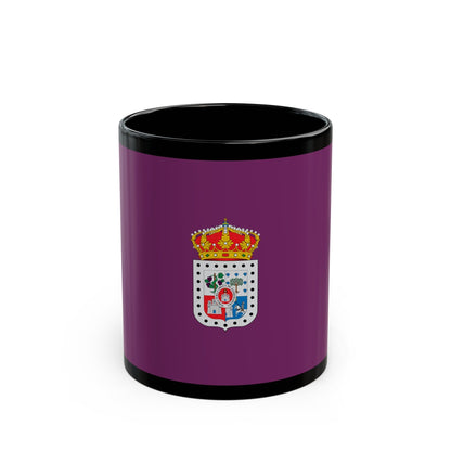 Flag of Soria Spain - Black Coffee Mug-11oz-The Sticker Space