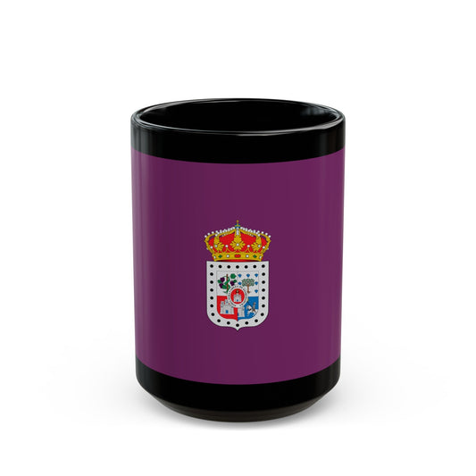 Flag of Soria Spain - Black Coffee Mug-15oz-The Sticker Space