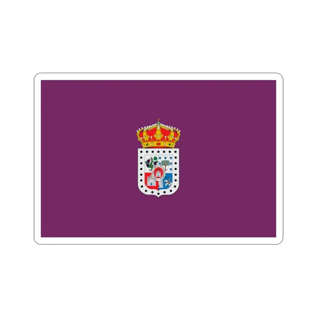 Flag of Soria Spain STICKER Vinyl Die-Cut Decal - The Sticker Space