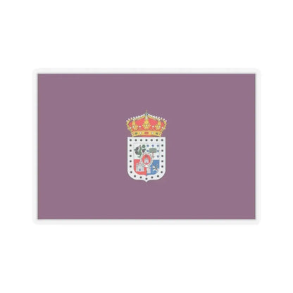 Flag of Soria Spain - STICKER Vinyl Kiss-Cut Decal 2 Inch Transparent - The Sticker Space