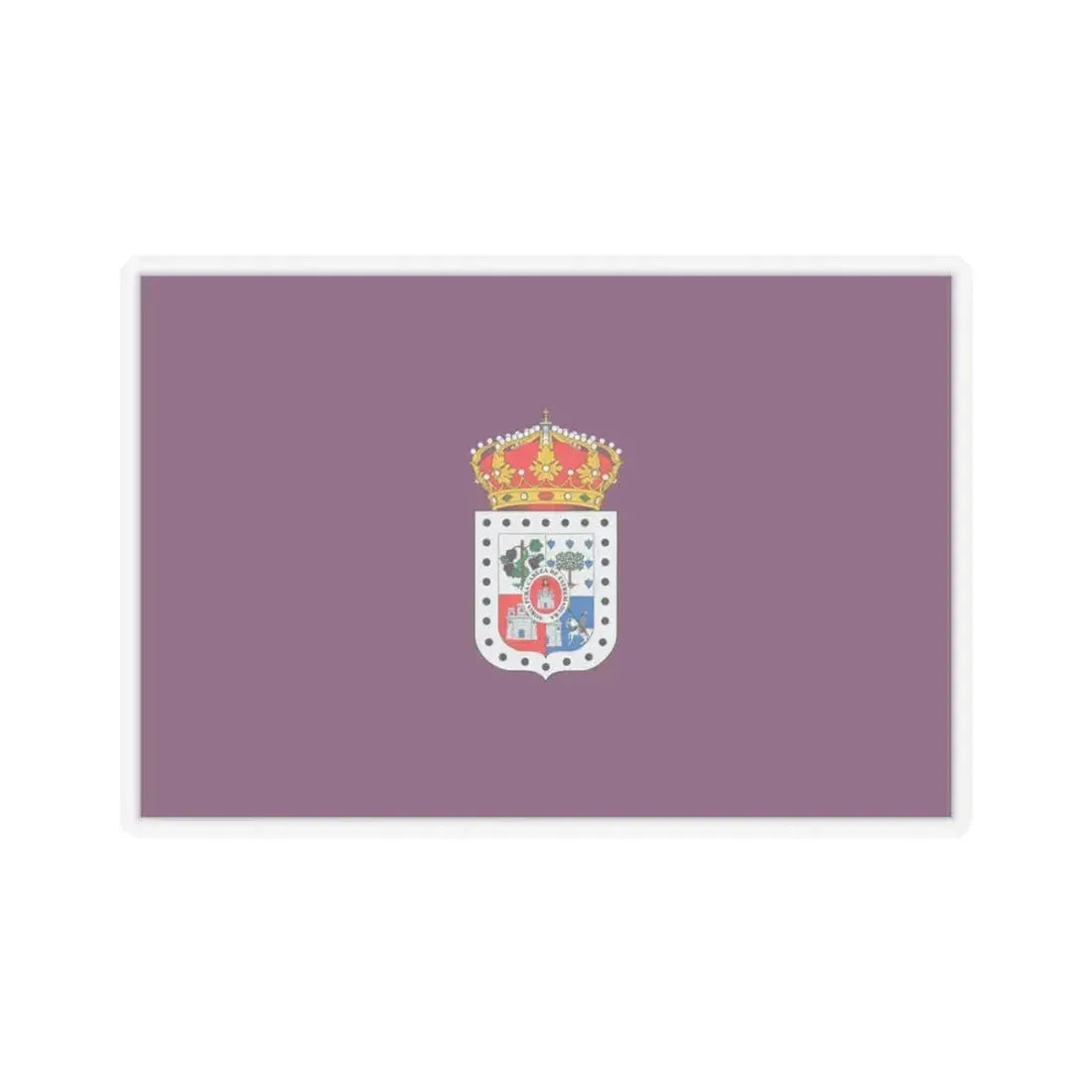 Flag of Soria Spain - STICKER Vinyl Kiss-Cut Decal 3 Inch Transparent - The Sticker Space