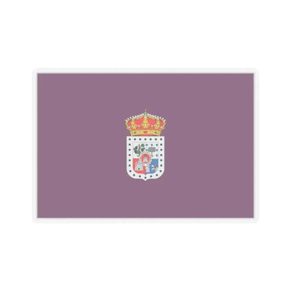 Flag of Soria Spain - STICKER Vinyl Kiss-Cut Decal 3 Inch Transparent - The Sticker Space