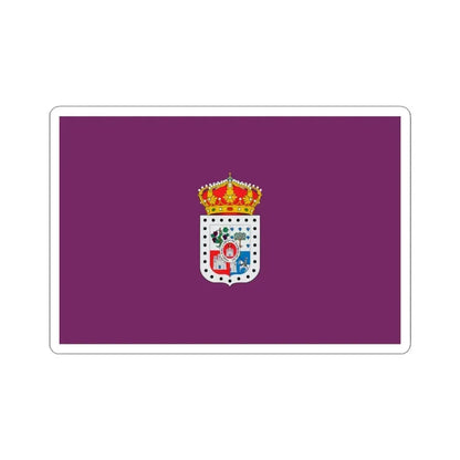 Flag of Soria Spain - STICKER Vinyl Kiss-Cut Decal 3 Inch White - The Sticker Space