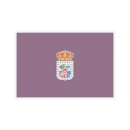 Flag of Soria Spain - STICKER Vinyl Kiss-Cut Decal 4 Inch Transparent - The Sticker Space